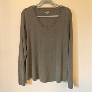 Eddie Bauer Heather Long Sleeve Tee Size XXL